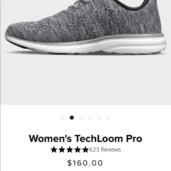 APL® TechLoom Pro Heather Grey Athletic Shoes | 8 - Picture 2 of 8